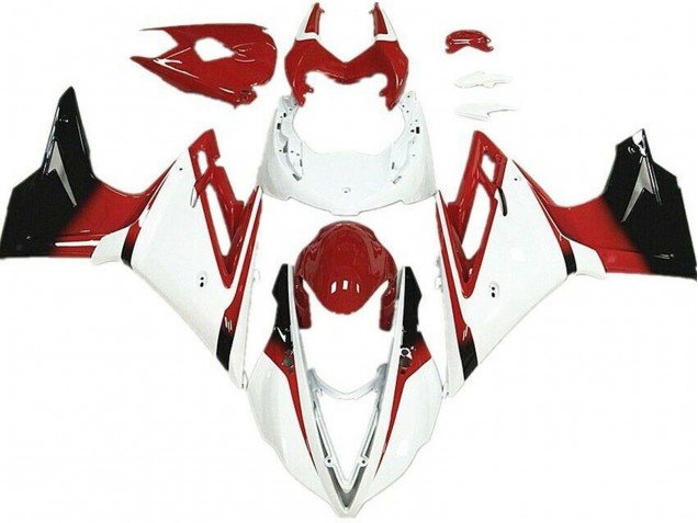 Blanco & Rojo 13-16 Daytona 675 Carenados Moto Blanco & Rojo 13-16 Daytona 675 Carenados Moto