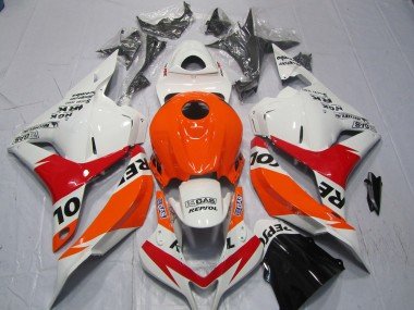 Blanco & Rojo Repsol 09-12 CBR600RR Carenados Moto