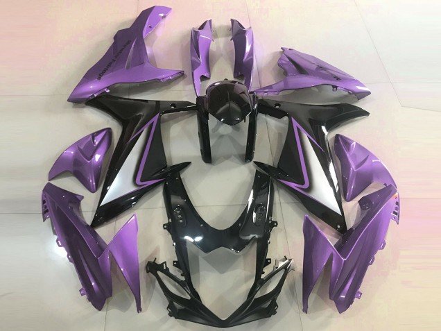 Bordes Morados Brillantes 11-24 GSXR 600-750 Carenados Moto Bordes Morados Brillantes 11-24 GSXR 600-750 Carenados Moto