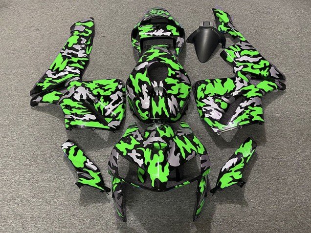 Camuflaje & Verde 05-06 CBR600RR Carenados Moto Camuflaje & Verde 05-06 CBR600RR Carenados Moto