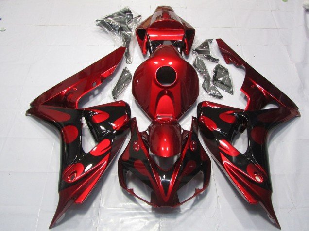 Caramelo Rojo & Negro 06-07 CBR1000RR Carenados Moto Caramelo Rojo & Negro 06-07 CBR1000RR Carenados Moto