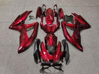 Color Rojo Oscuro 08-10 GSXR 600-750 Carenados Moto