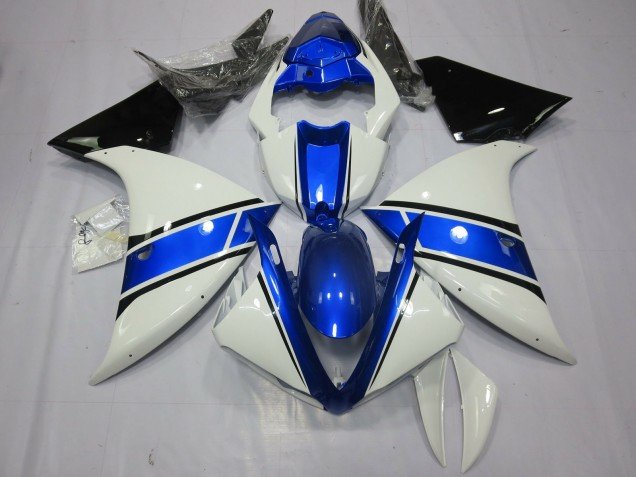 Diseño Blanco & Azul 12-14 R1 Carenados Moto Diseño Blanco & Azul 12-14 R1 Carenados Moto