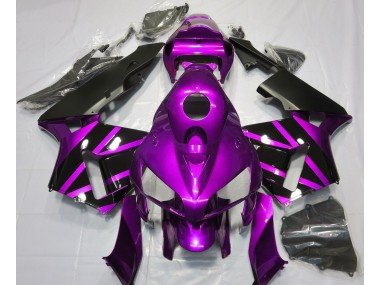 Diseño Morado & Negro Brillante 05-06 CBR600RR Carenados Moto