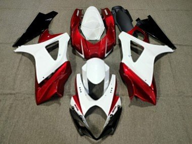 Diseño Personalizado Rojo 07-08 GSXR 1000 Carenados Moto