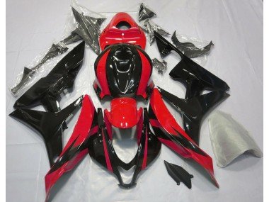 Diseño Rojo & Negro OEM 07-08 CBR600RR Carenados Moto