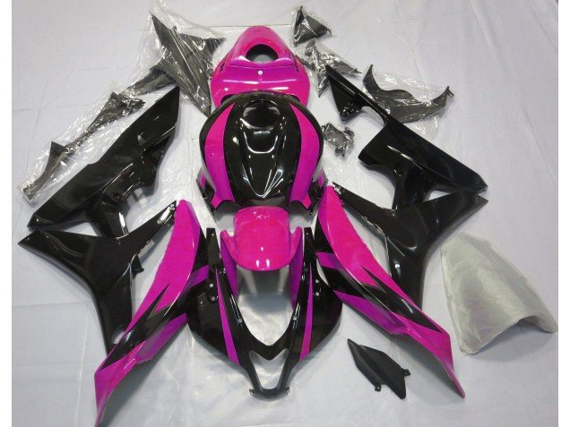 Diseño Rosa & Negro OEM 07-08 CBR600RR Carenados Moto Diseño Rosa & Negro OEM 07-08 CBR600RR Carenados Moto