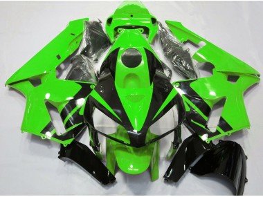 Diseño Verde & Negro Brillante 05-06 CBR600RR Carenados Moto
