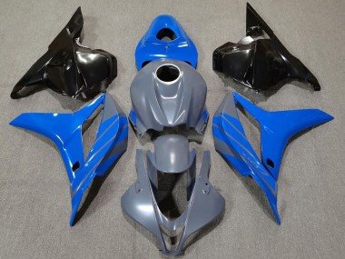 Doble Azul Sobre Gris 09-12 CBR600RR Carenados Moto
