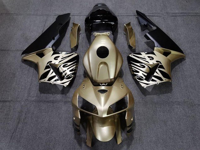 Dorado Negro 05-06 CBR600RR Carenados Moto Dorado Negro 05-06 CBR600RR Carenados Moto