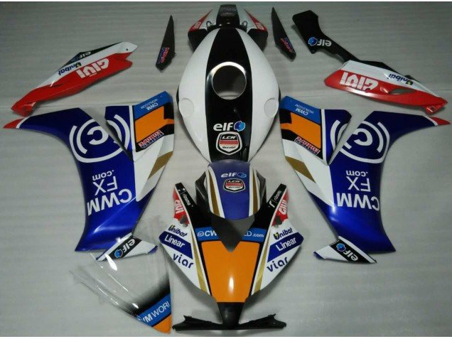 Elf Azul & Naranja 12-16 CBR1000RR Carenados Moto Elf Azul & Naranja 12-16 CBR1000RR Carenados Moto