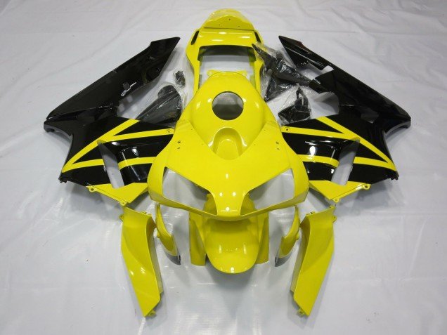 Estilo Amarillo & Negro OEM 03-04 CBR600RR Carenados Moto