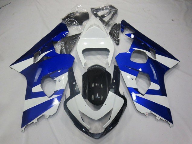 Estilo Azul Blanco OEM 04-05 GSXR 600-750 Carenados Moto Estilo Azul Blanco OEM 04-05 GSXR 600-750 Carenados Moto