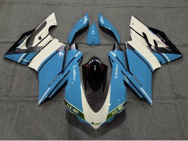 Estilo Azul Claro OEM 15-17 Ducati 959 1299 Carenados Moto