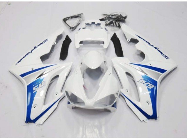 Estilo Blanco & Azul 06-08 Daytona 675 Carenados Moto Estilo Blanco & Azul 06-08 Daytona 675 Carenados Moto