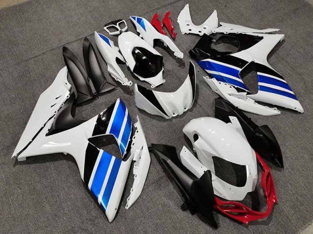 Estilo Blanco Azul & Rojo 09-16 GSXR 1000 Carenados Moto