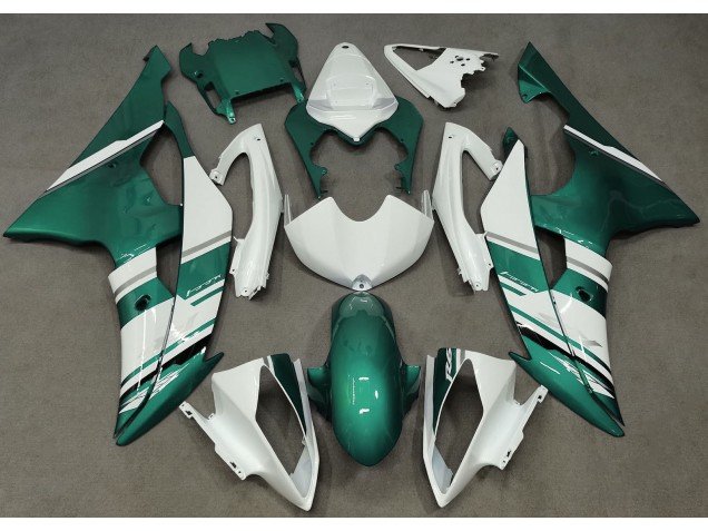 Estilo Blanco Brillante & Verde Espuma De Mar OEM 08-16 R6 Carenados Moto Estilo Blanco Brillante & Verde Espuma De Mar OEM 08-16 R6 Carenados Moto