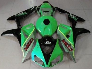 Estilo Cbr Verde Brillante & Negro 06-07 CBR1000RR Carenados Moto