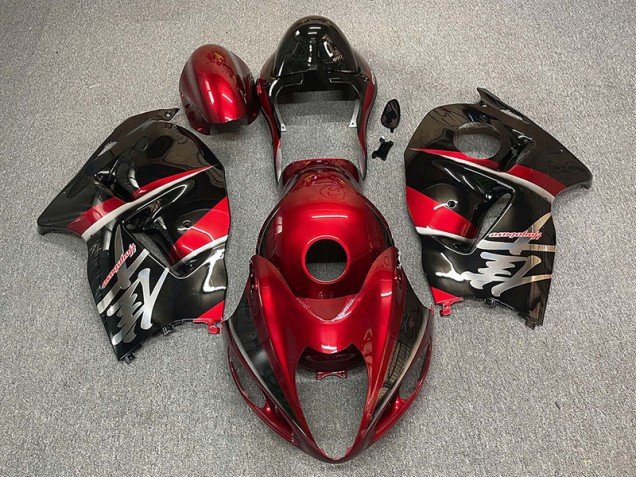 Estilo Granate & Negro 97-07 GSXR 1300 Carenados Moto Estilo Granate & Negro 97-07 GSXR 1300 Carenados Moto