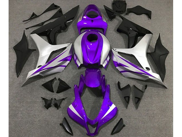 Estilo Morado & Plateado OEM 07-08 CBR600RR Carenados Moto Estilo Morado & Plateado OEM 07-08 CBR600RR Carenados Moto