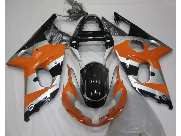 Estilo Naranja Plateado OEM 00-02 GSXR 1000 Carenados Moto