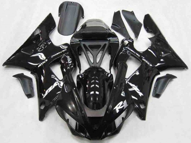 Estilo Negro Brillante 00-01 R1 Carenados Moto Estilo Negro Brillante 00-01 R1 Carenados Moto