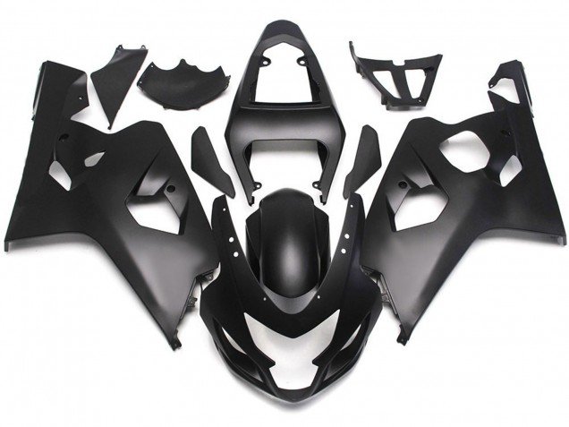 Estilo Negro Mate Con Calcomanías Rojas 04-05 GSXR 600-750 Carenados Moto Estilo Negro Mate Con Calcomanías Rojas 04-05 GSXR 600-750 Carenados Moto