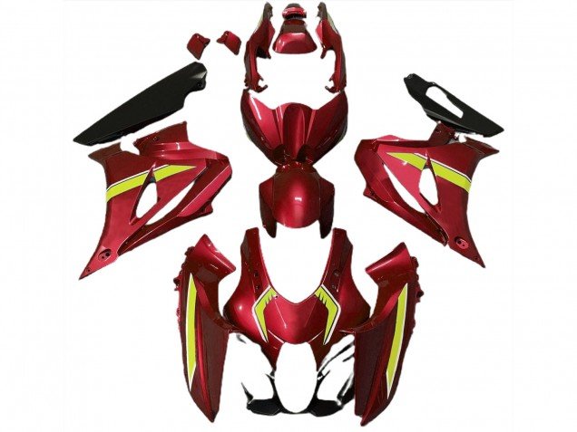 Estilo Original Rojo 17-23 GSXR 1000 Carenados Moto