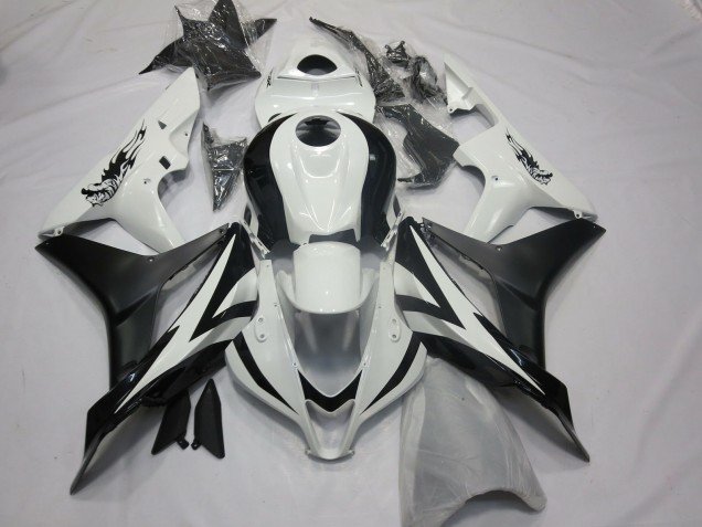 Estilo Personalizado OEM Blanco & Negro 07-08 CBR600RR Carenados Moto Estilo Personalizado OEM Blanco & Negro 07-08 CBR600RR Carenados Moto