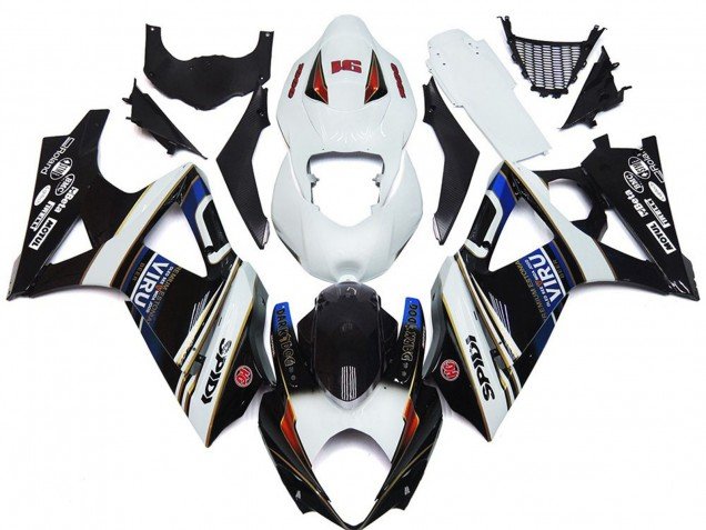Estilo Personalizado VIRU 07-08 GSXR 1000 Carenados Moto