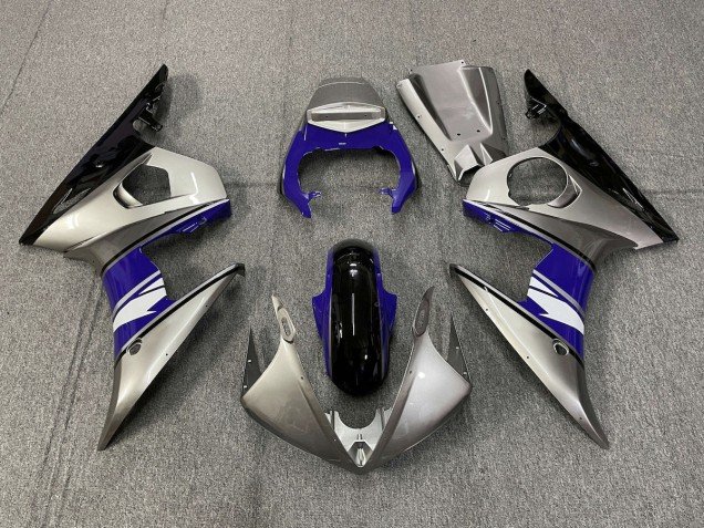Estilo Plateado & Morado 03-04 R6 Carenados Moto