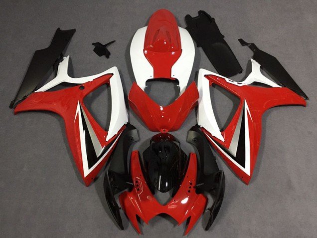 Estilo Rojo 06-07 GSXR 600-750 Carenados Moto Estilo Rojo 06-07 GSXR 600-750 Carenados Moto