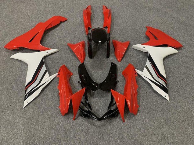 Estilo Rojo & Blanco Brillante 11-24 GSXR 600-750 Carenados Moto Estilo Rojo & Blanco Brillante 11-24 GSXR 600-750 Carenados Moto