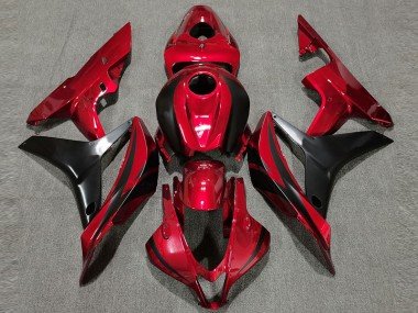 Estilo Rojo Intenso OEM 07-08 CBR600RR Carenados Moto