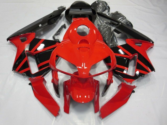 Estilo Rojo & Negro OEM 03-04 CBR600RR Carenados Moto