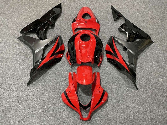 Estilo Rojo OEM & Gris 07-08 CBR600RR Carenados Moto Estilo Rojo OEM & Gris 07-08 CBR600RR Carenados Moto