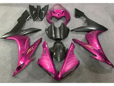 Estilo Rosa Intenso & Fibra De Carbono 04-06 R1 Carenados Moto