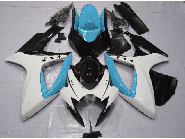 Estrella Azul Claro 06-07 GSXR 600-750 Carenados Moto Estrella Azul Claro 06-07 GSXR 600-750 Carenados Moto