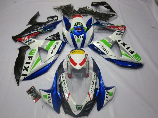 Fixi 09-16 GSXR 1000 Carenados Moto Fixi 09-16 GSXR 1000 Carenados Moto