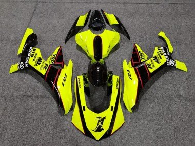 Floro Amarillo & Negro 15-19 R1 Carenados Moto