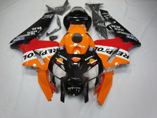 Fondo Negro Repsol 05-06 CBR600RR Carenados Moto