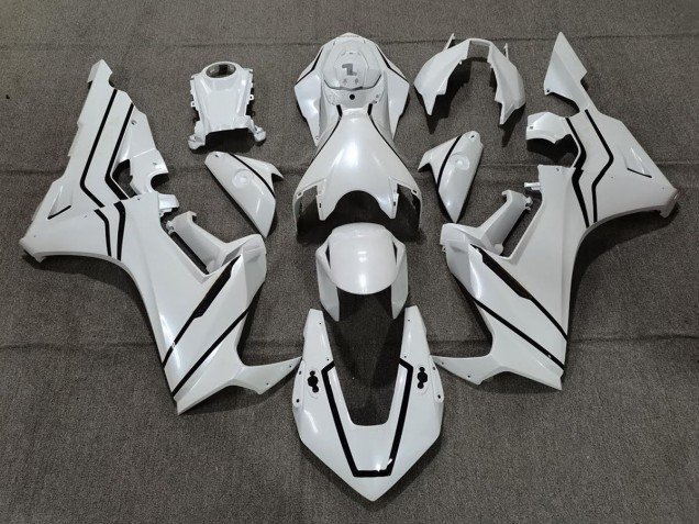 Forro Blanco Perla & Negro 17-23 CBR1000RR Carenados Moto Forro Blanco Perla & Negro 17-23 CBR1000RR Carenados Moto