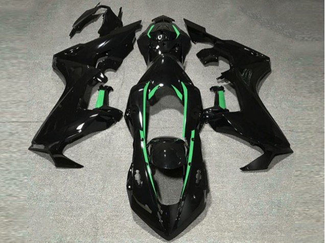 Forro Negro Brillante & Verde Bosque 17-23 CBR1000RR Carenados Moto Forro Negro Brillante & Verde Bosque 17-23 CBR1000RR Carenados Moto