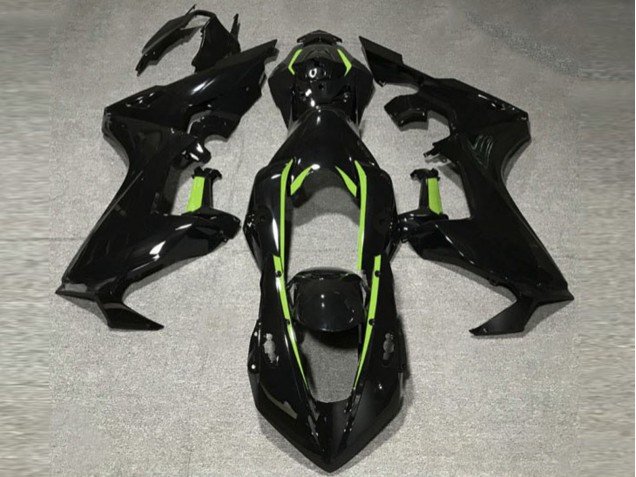 Forro Negro Brillante & Verde Lima 17-23 CBR1000RR Carenados Moto Forro Negro Brillante & Verde Lima 17-23 CBR1000RR Carenados Moto