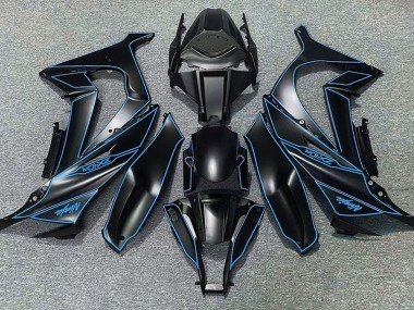 Forro Negro Mate & Azul 11-15 ZX10R Carenados Moto