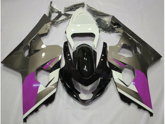 Gris Brillante 04-05 GSXR 600-750 Carenados Moto
