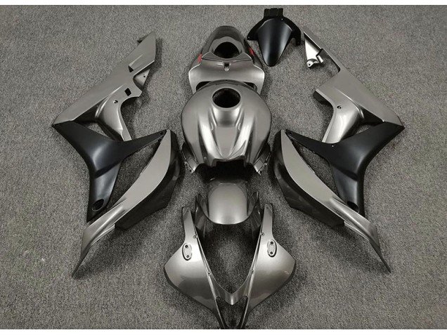 Gris Brillante & Negro 07-08 CBR600RR Carenados Moto Gris Brillante & Negro 07-08 CBR600RR Carenados Moto