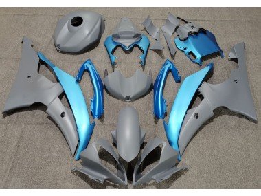 Gris Mate & Azul Cielo 08-16 R6 Carenados Moto