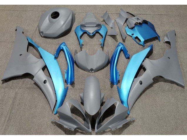 Gris Mate & Azul Cielo 08-16 R6 Carenados Moto