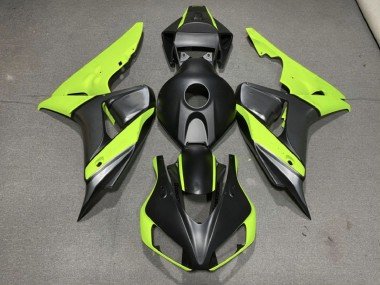 Gris Mate Negro & Verde 06-07 CBR1000RR Carenados Moto